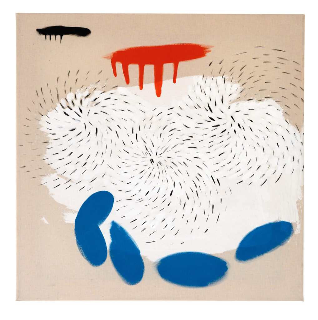 Leicht aber schwer, 2022, Acrylic on canvas, 65 x 65 cm